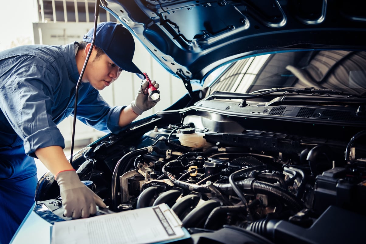 Car Mechanic at Work